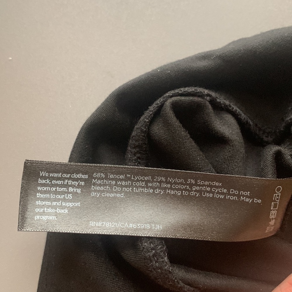 Eileen Fisher Black Wide-Leg Pants - Picture 5 of 6
